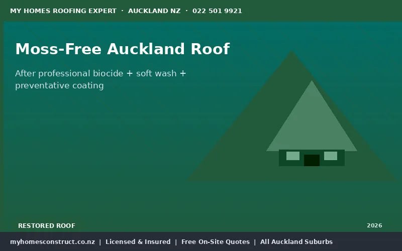 After — Bio-Wash Moss Treatment — Devonport