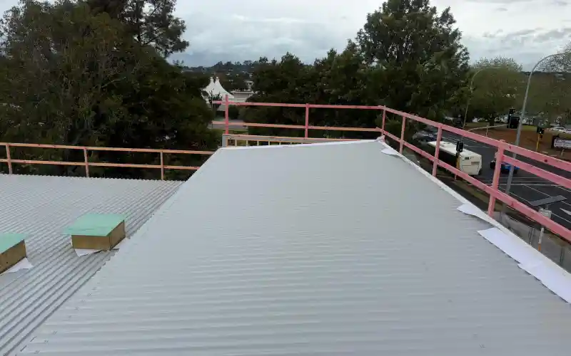 Old corrugated iron roof replacement Auckland Colorsteel