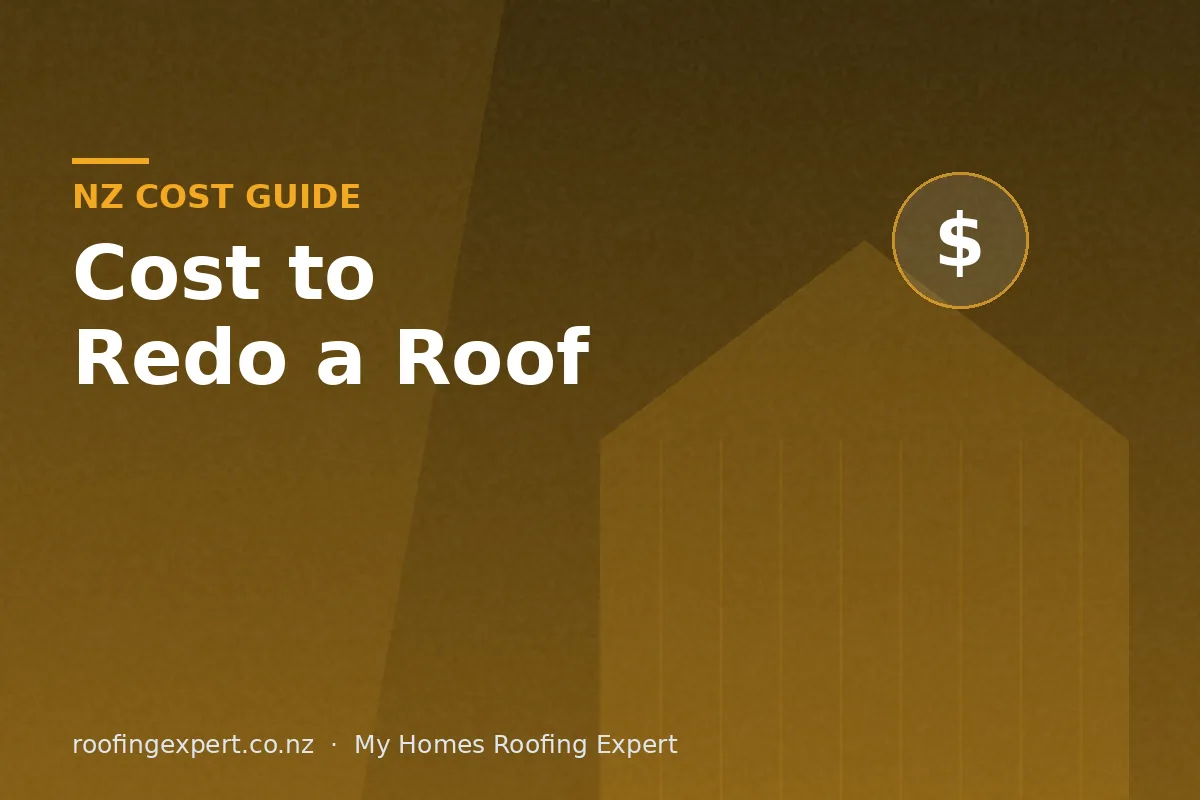 New long-run metal roof showing the cost to redo roof on an NZ home New long-run metal roof showing the cost to redo roof on an NZ home