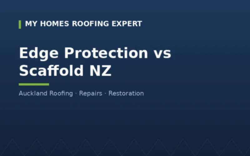 Job type matched to roof access system NZ — rails or platforms