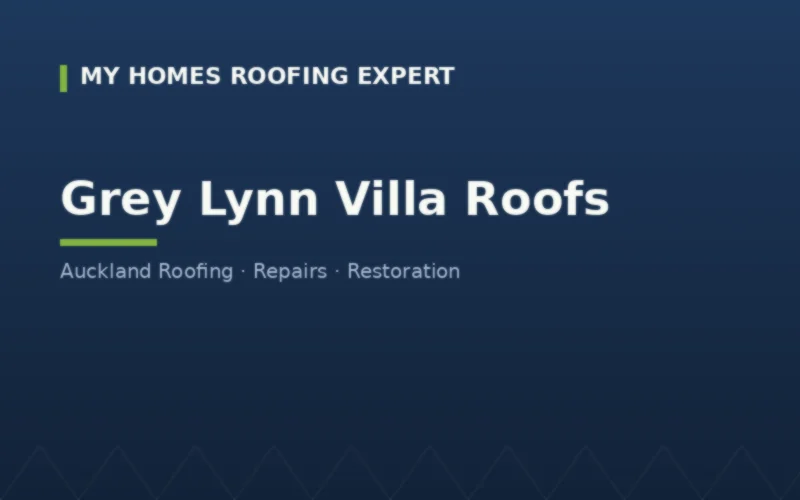 Grey Lynn villa roofs — villa renovation belt corrugate