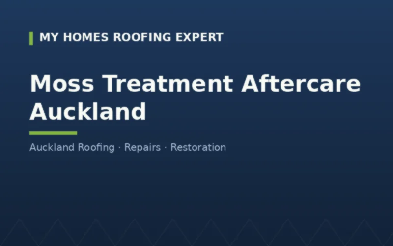 Roof before during and after moss treatment stages Auckland