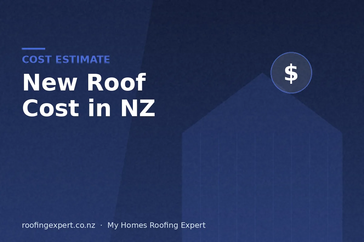 New metal roof on an NZ house illustrating new roof cost