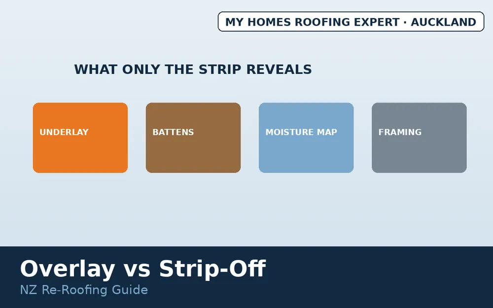Hidden roof conditions revealed by strip off NZ