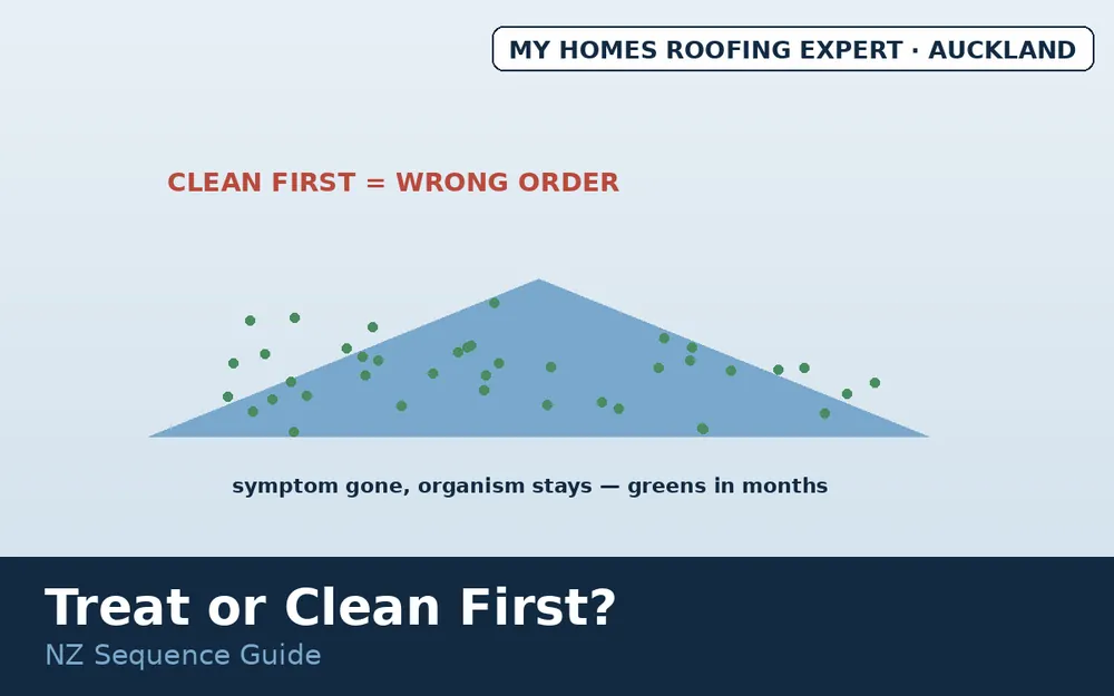 Wrong order roof maintenance outcome regrowth NZ