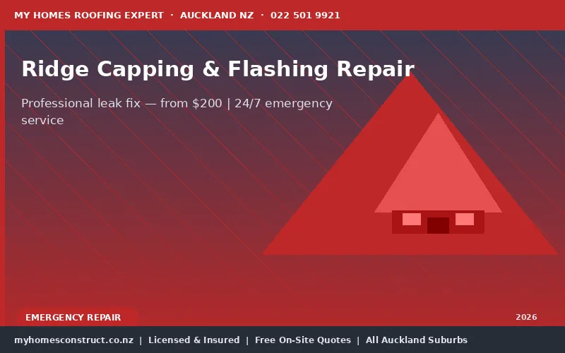 After — Roof Leak Repair — Pakuranga