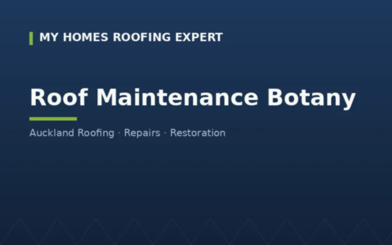 Roof maintenance Botany — 1995 to 2010 housing stock