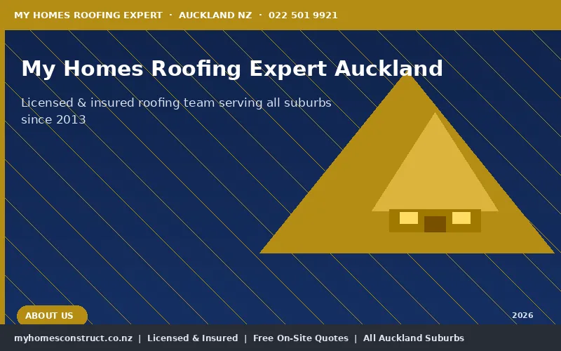 My Homes Roofing Expert team Auckland licensed roofing contractors