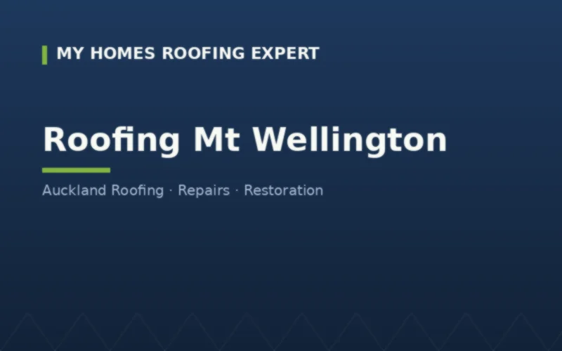 Mt Wellington residential and commercial roofing mix