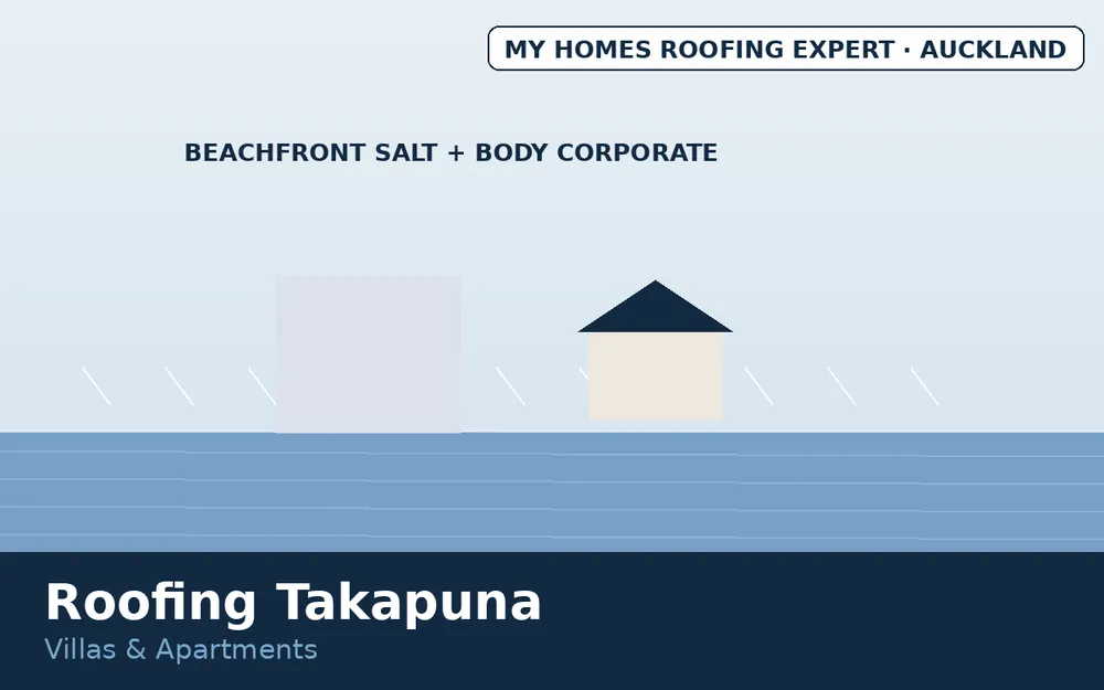 Takapuna beachfront salt air and body corporate roofing