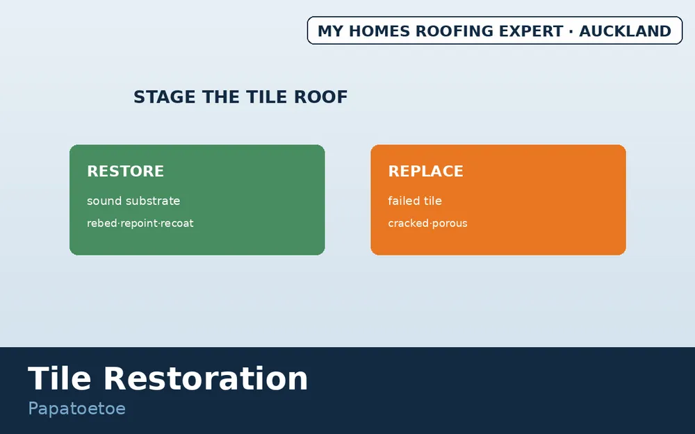 Papatoetoe tile restore versus replace decision