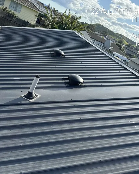 Completed commercial roof on an Auckland property