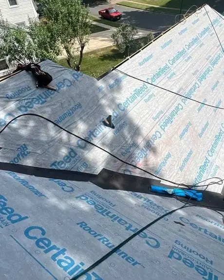 Urgent leak repair on a damaged residential roof in Auckland