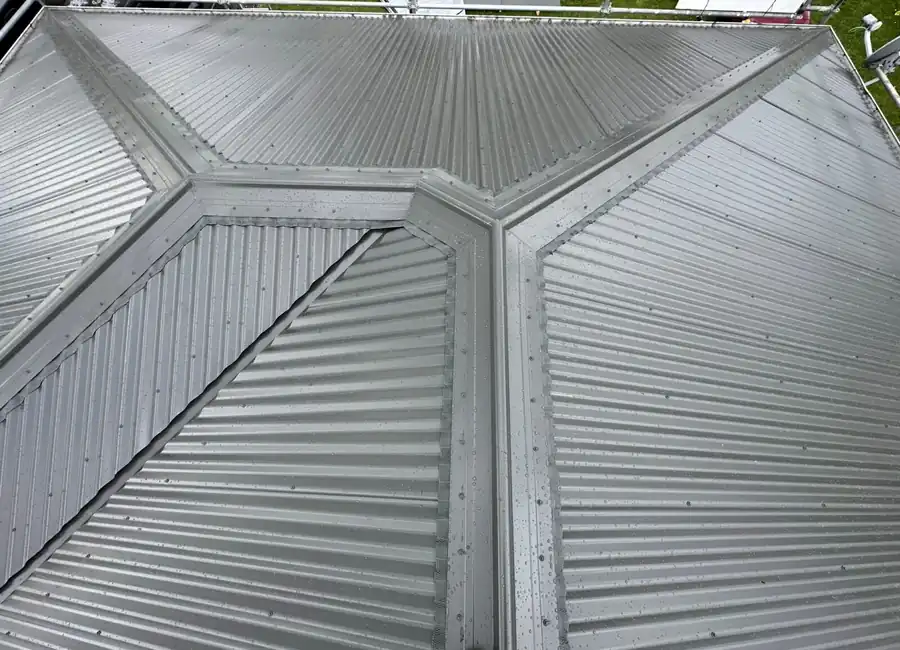 Full house re-roofing on an Auckland home with new long-run roofing
