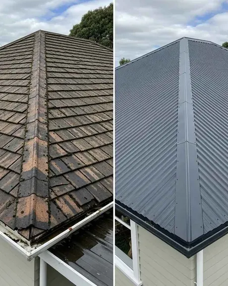 New roof installed on an Auckland home after re-roofing
