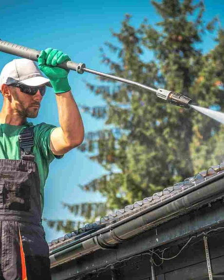 Clean residential roof surface after professional roof cleaning in Auckland