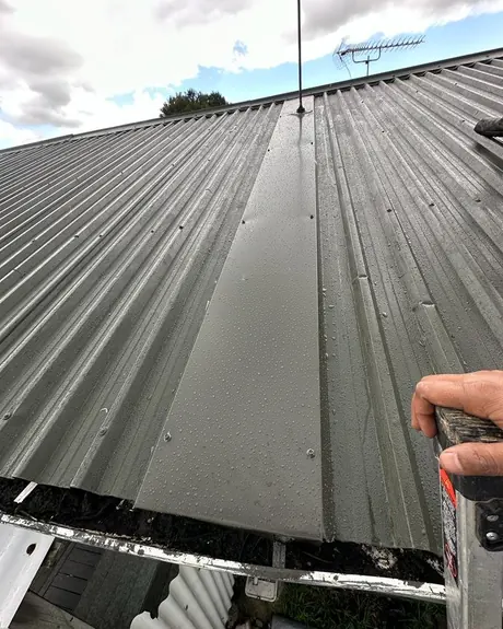 Restored Auckland roof after cleaning, repair and repainting