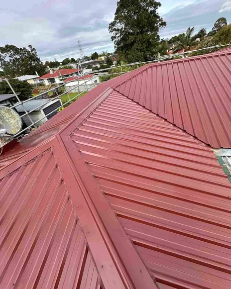 Restored roof on an Auckland property after roofing work
